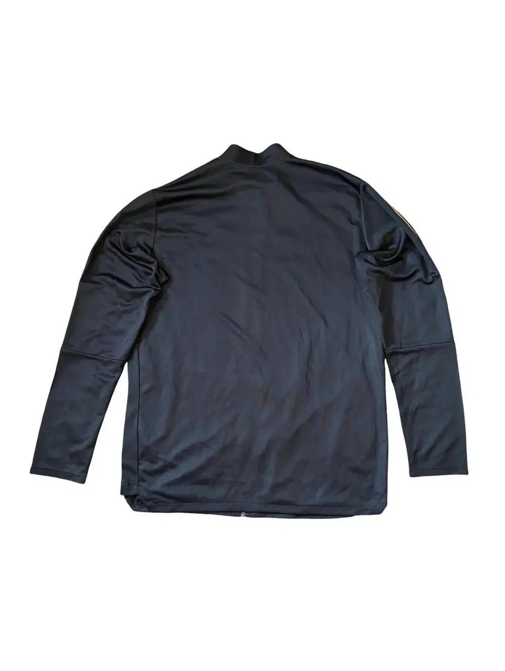 Adidas Men's Tiro Track Jacket Size XL Black Gold Stripes Full Zip HI1123